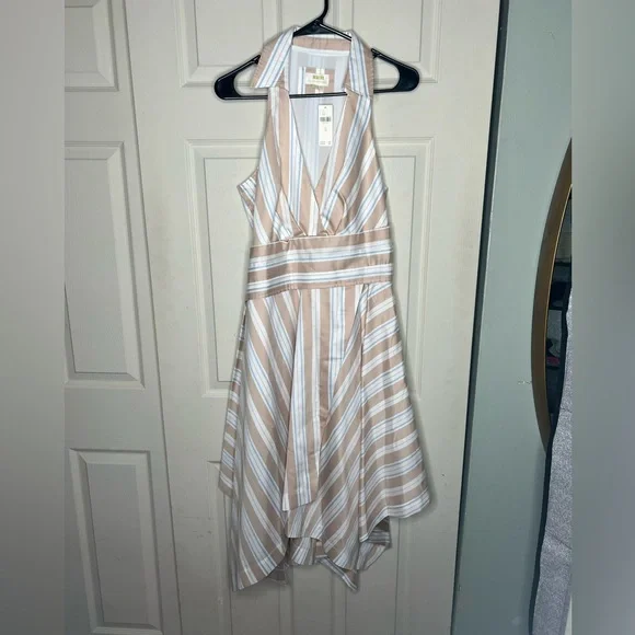 Maeve Asymmetric Shirt Dress - Picture 2 of 6